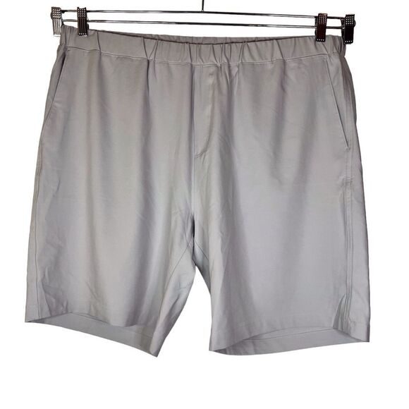 NWOT Greg Norman Mens Light Grey Waist Tie Golf Outdoor Active Shorts Size XXL - Picture 1 of 11
